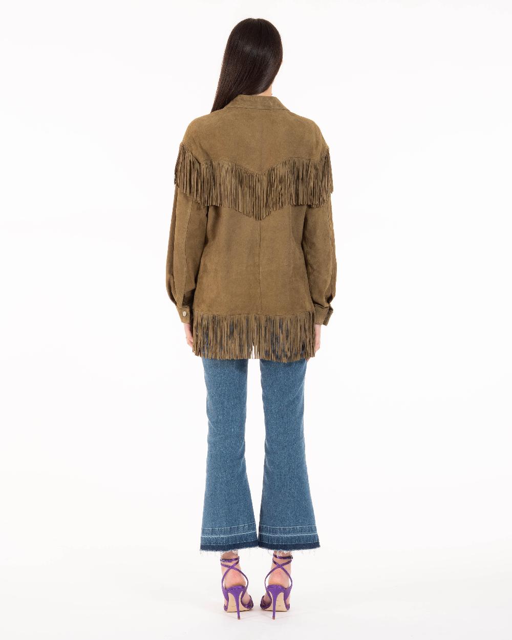 Alessandra chamonix PAIGE SALVIA / GIACCA CON FRANGE Outlet
