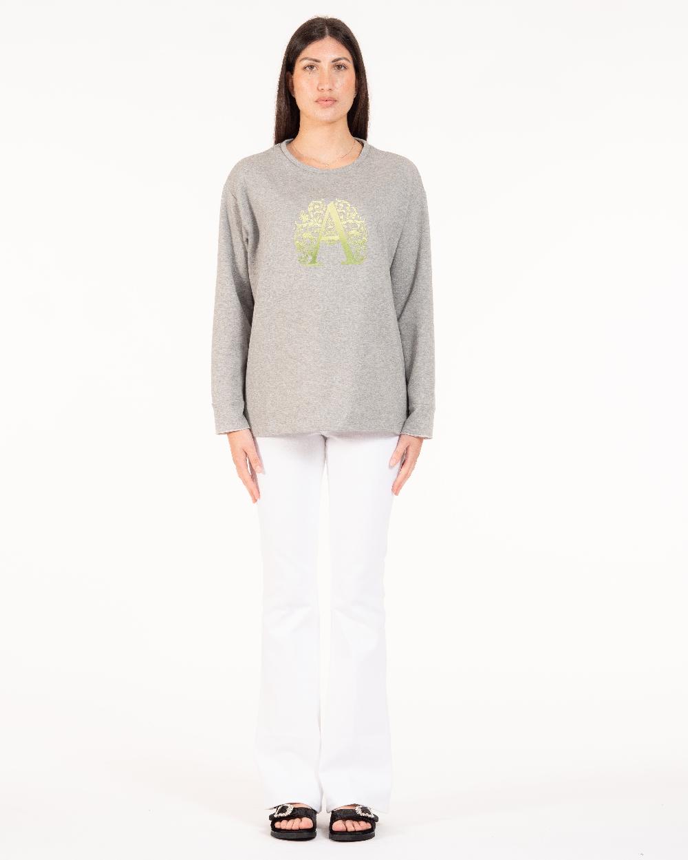 Alessandra chamonix FLORA GRIGIO - VERDE/ FELPA Saldi Di Fabbrica