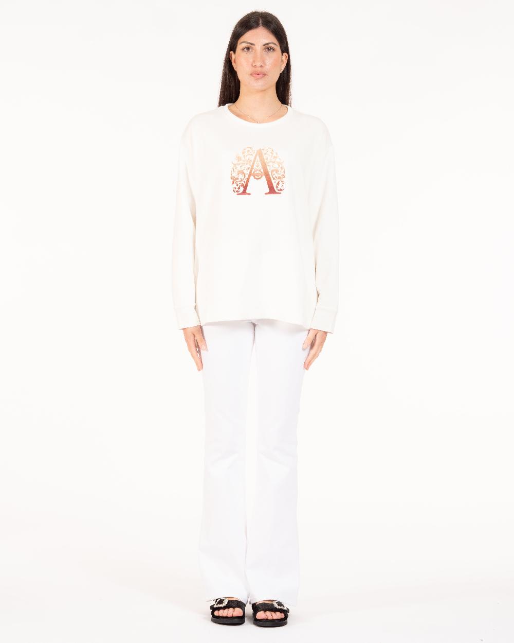 Alessandra chamonix FLORA BIANCO - BEIGE/ FELPA Negozio