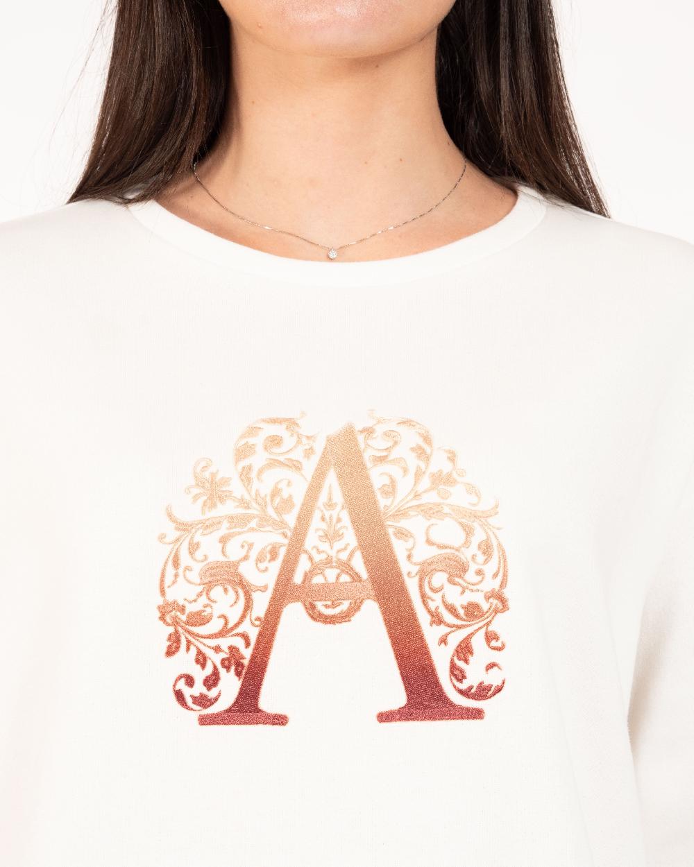 Alessandra chamonix FLORA BIANCO - BEIGE/ FELPA Negozio