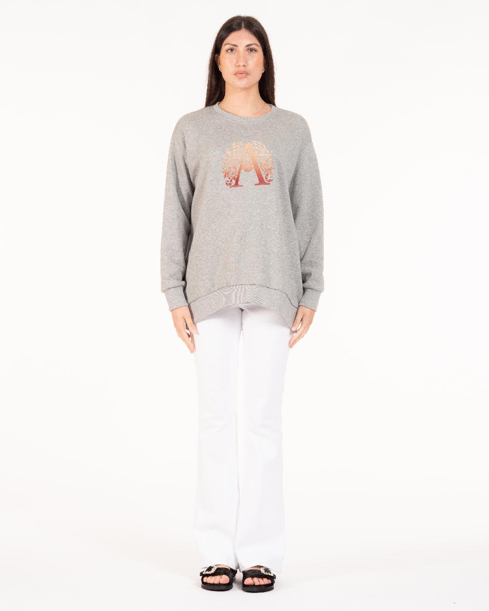 Alessandra chamonix FRANCINE GRIGIO - BEIGE / FELPA Nuova