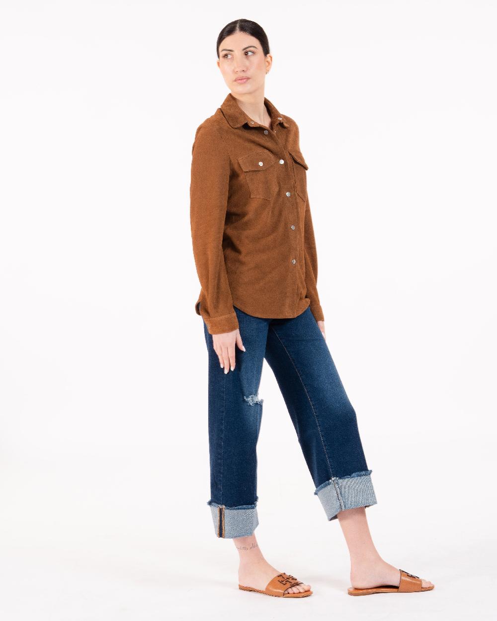 Alessandra chamonix GLORIA camoscio COGNAC Online
