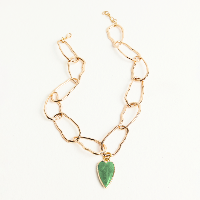 ALMALA GIROCOLLO CUORE - VERDE In Saldo