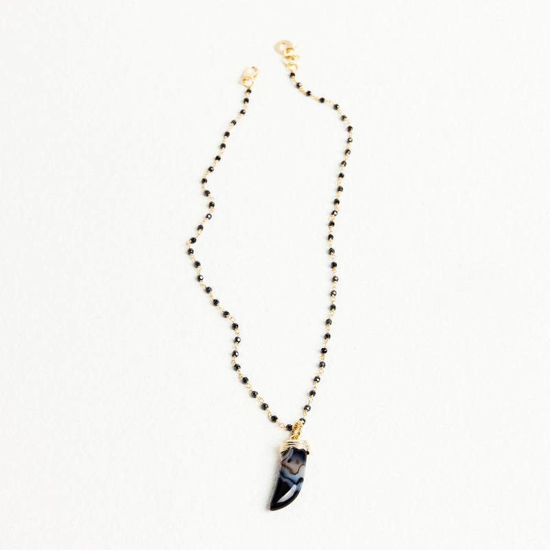 ALMALA COLLANA CORNO | NERO Moda