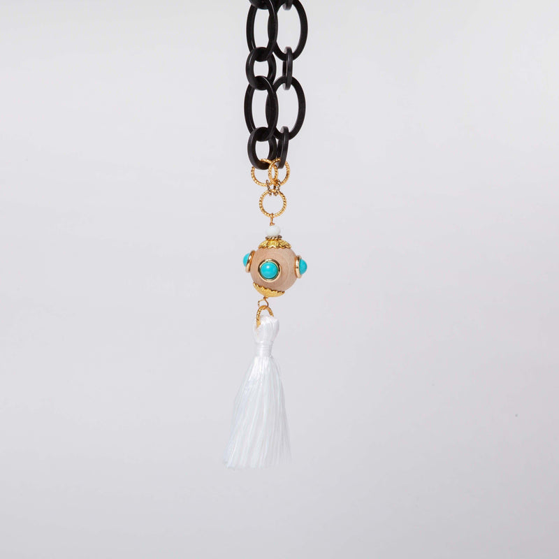 ALMALA COLLANA NAPPA BLACK & WHITE | BIANCO Vendita