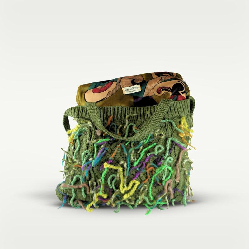 ALMALA BORSA LANA | VERDE Saldi Di Fabbrica