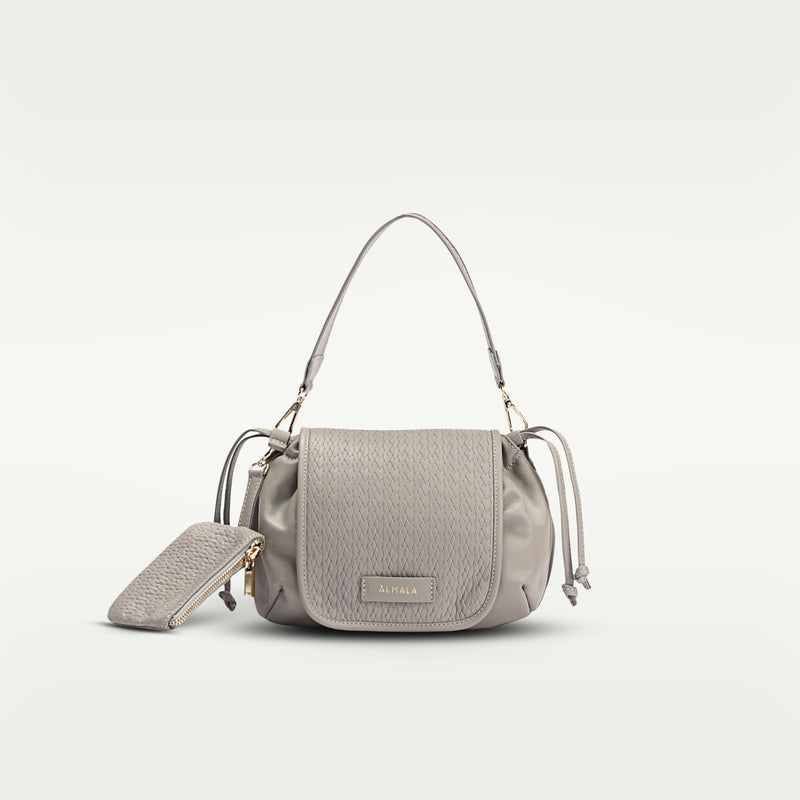ALMALA PUFFY BAG | CEMENTO Soddisfazione Garantita