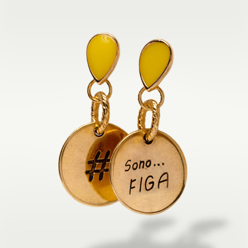 ALMALA ORECCHINO #SENTIMENT | GIALLO Offerta