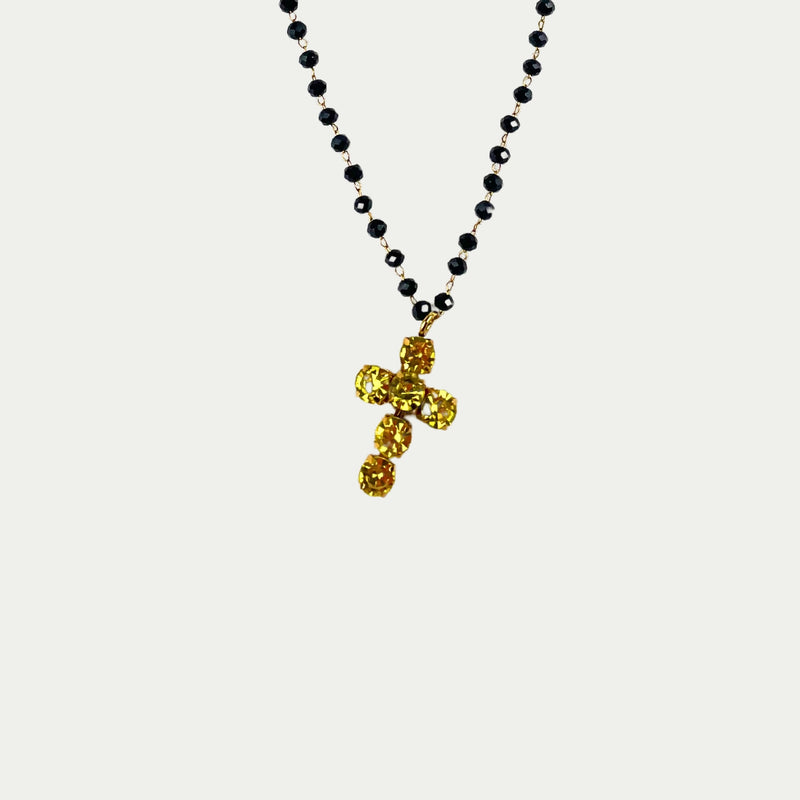 ALMALA GIROCOLLO STRASS | GIALLO In Linea