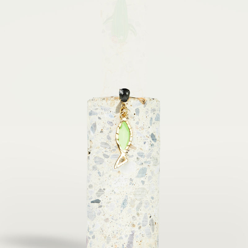 ALMALA ORECCHINO COLOR FISH | VERDE Shopping Online