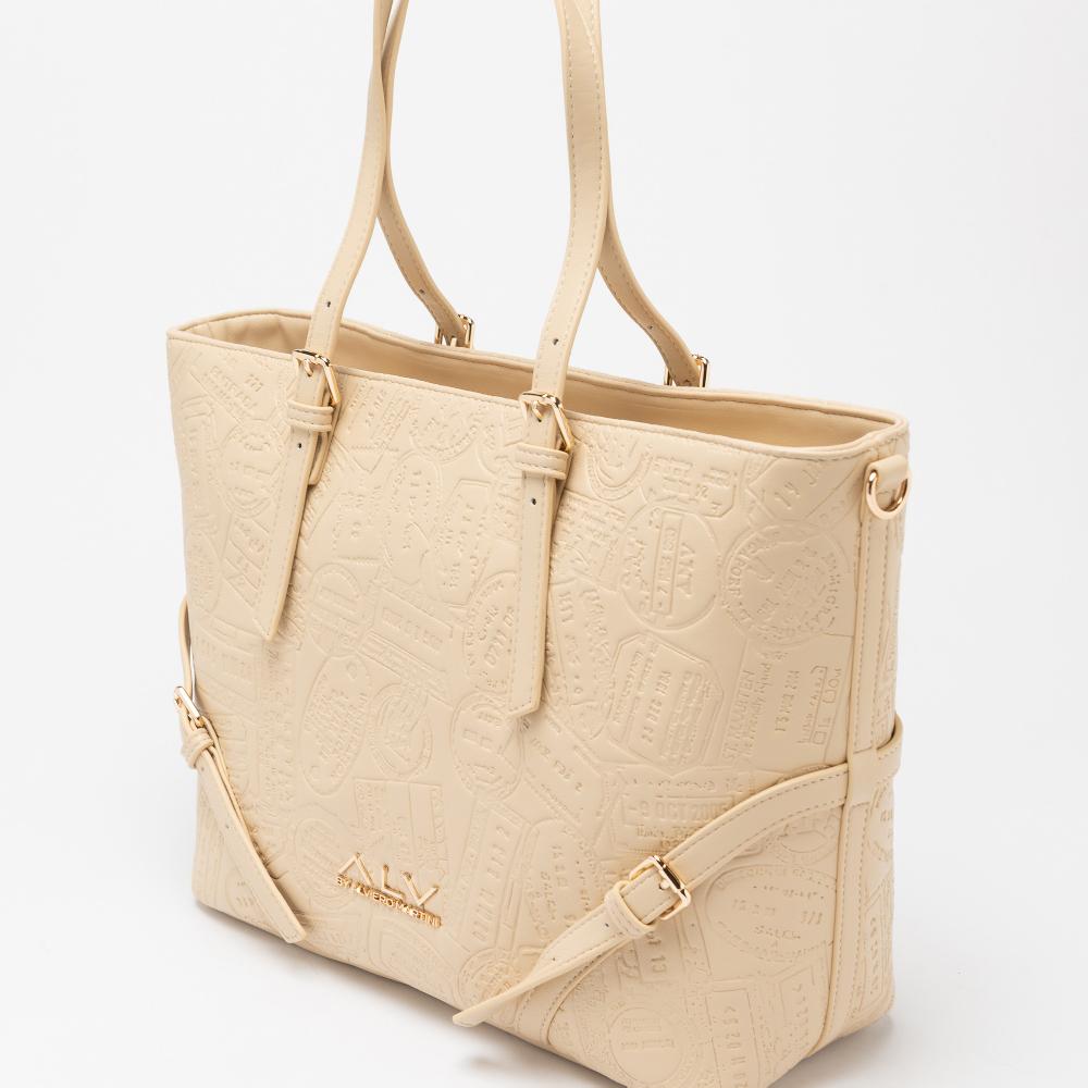 Alv by alviero martini Shopping bag large debossed passport ALV by Alviero Martini – ALVB9201 Saldi