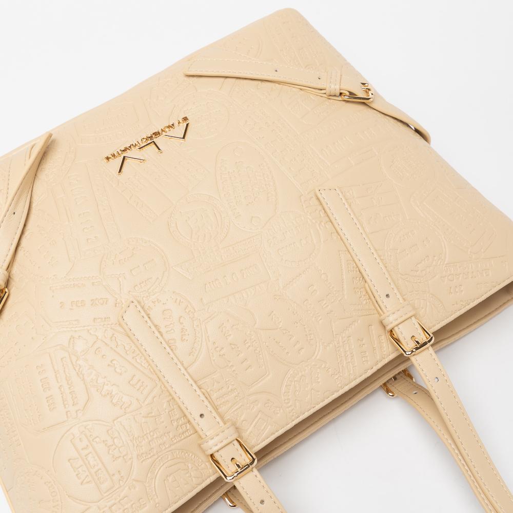Alv by alviero martini Shopping bag large debossed passport ALV by Alviero Martini – ALVB9201 Saldi