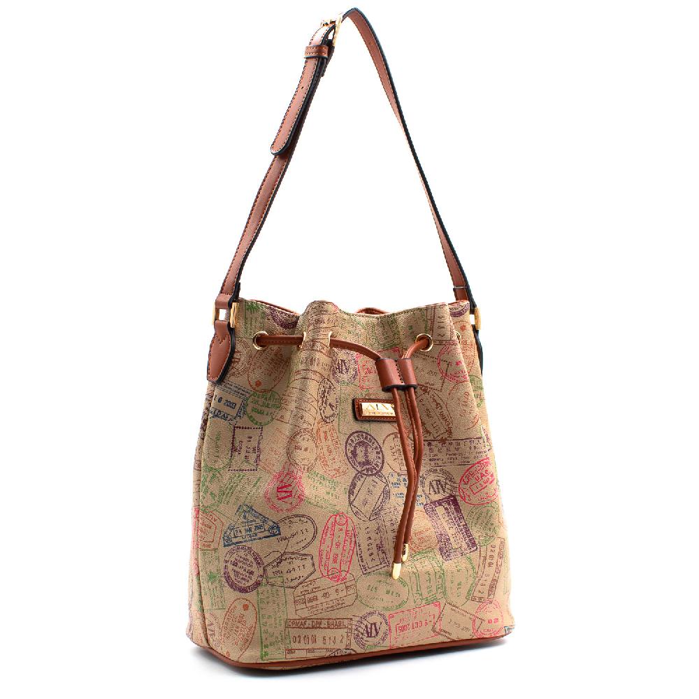 Alv by alviero martini Borsa a secchiello Passport – AL904B0448 Nuovo