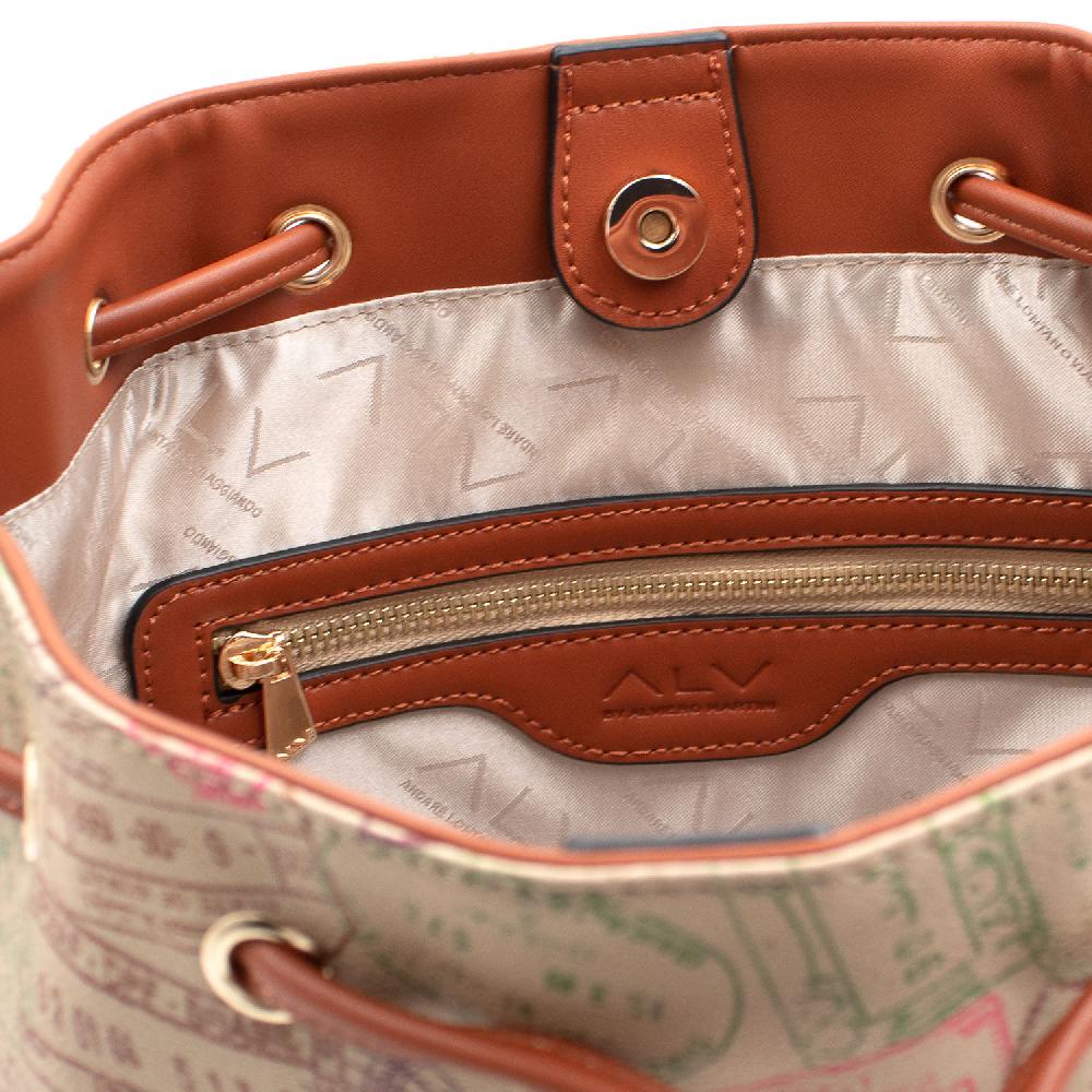 Alv by alviero martini Borsa a secchiello Passport – AL904B0448 Nuovo