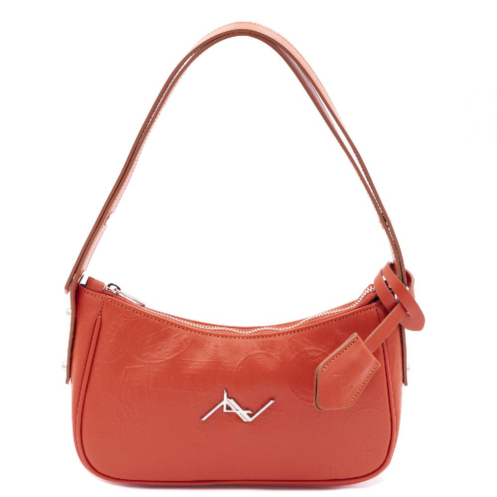 Alv by alviero martini Borsa a mezzaluna in pelle stampa Passport – ALVBT200X Promozione Limitata