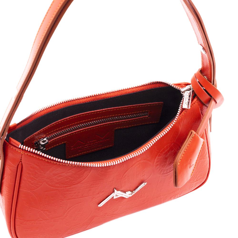 Alv by alviero martini Borsa a mezzaluna in pelle stampa Passport – ALVBT200X Promozione Limitata