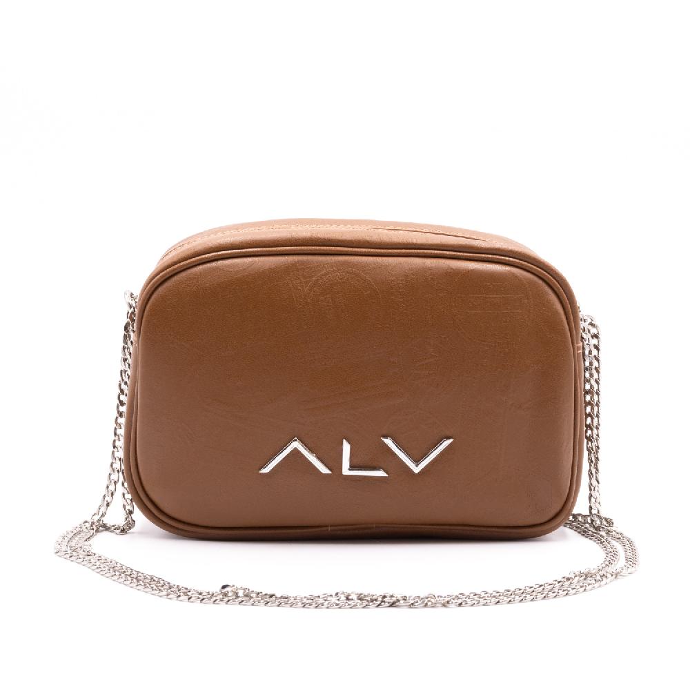 Alv by alviero martini Borsa a tracolla in pelle con stampa – ALVBT300X Shopping Online