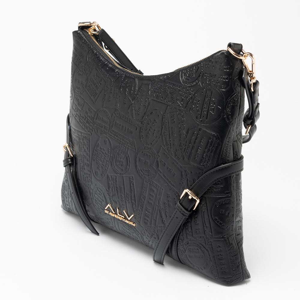 Alv by alviero martini Hobo Medium bag debossed passport ALV by Alviero Martini – ALVB9202 In Saldo