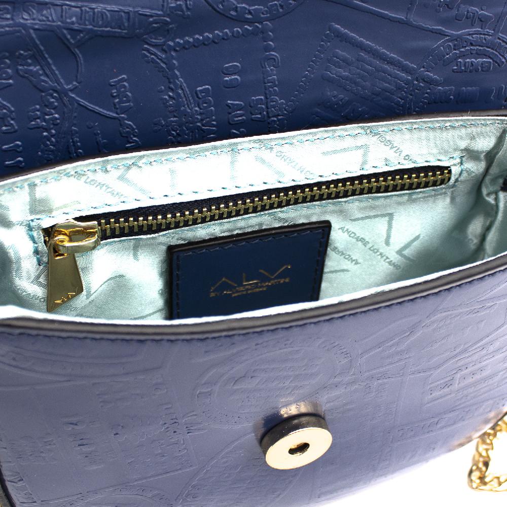 Alv by alviero martini Minibag in pelle con catena ALV by Alviero Martini – AL008B2317 Saldi Di Fabbrica