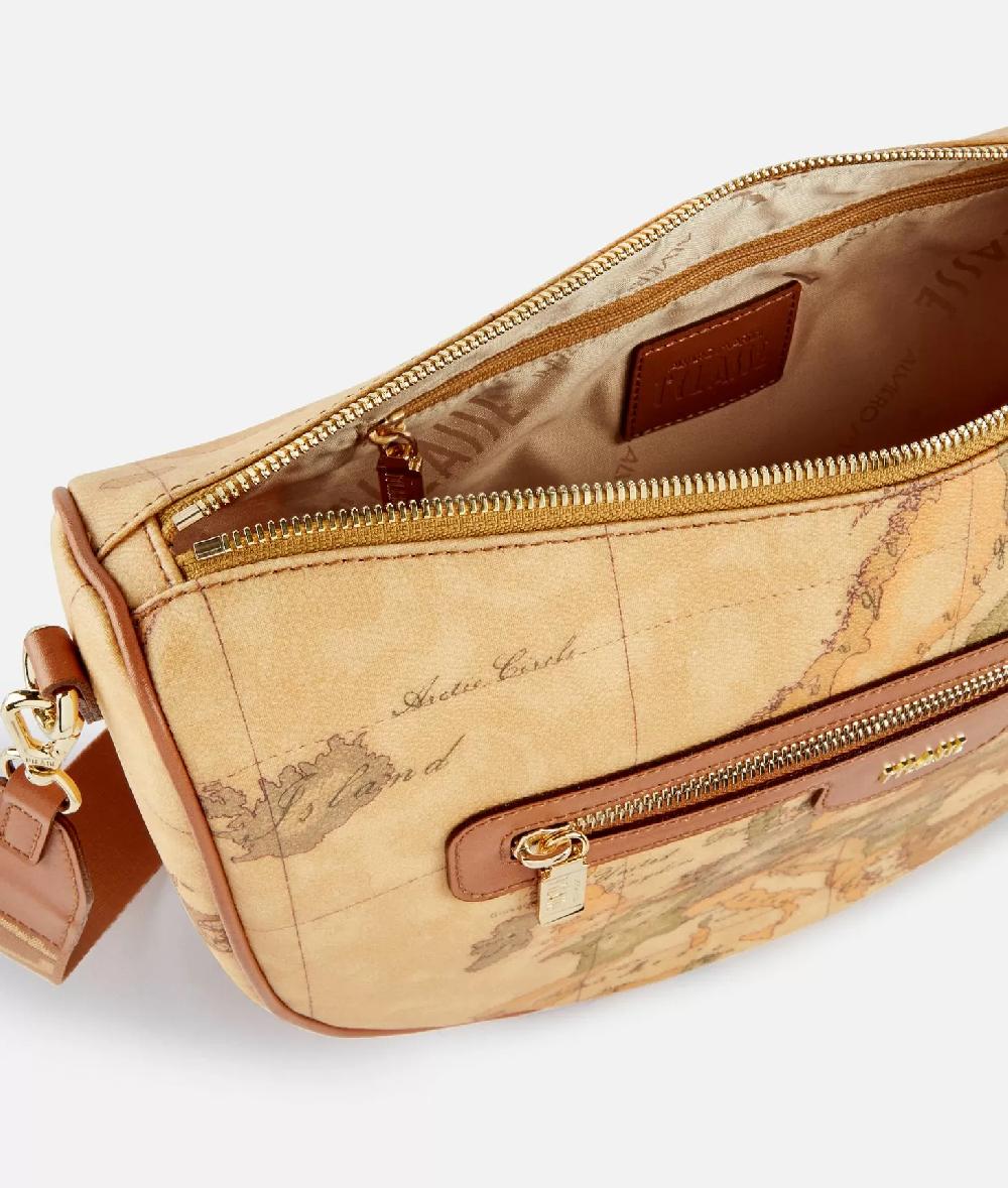 Alviero martini 1a classe Geo Classic tracollina a mezzaluna Saldi