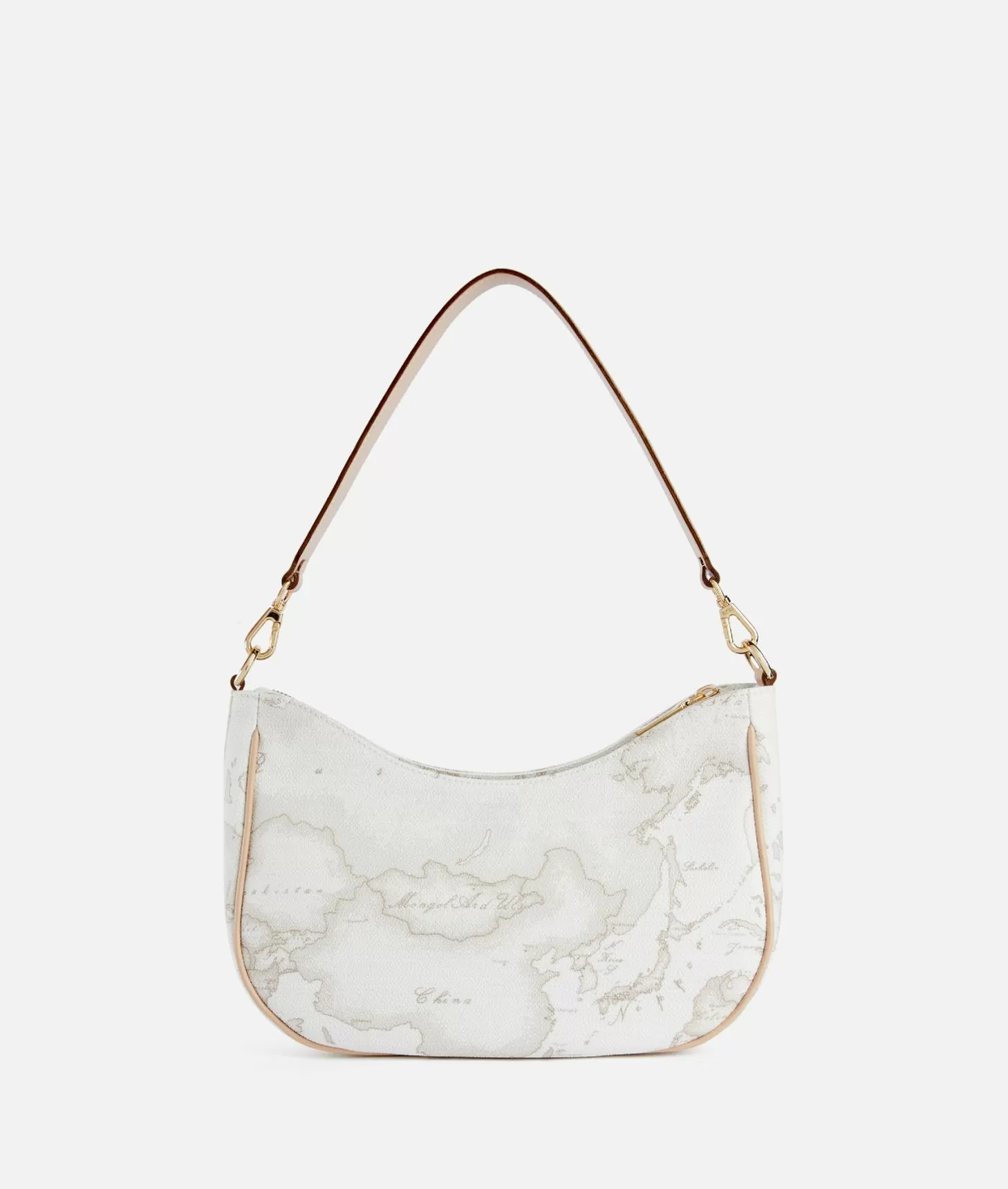 Alviero martini 1a classe Geo White sottospalla con tracolla Saldi Di Fabbrica