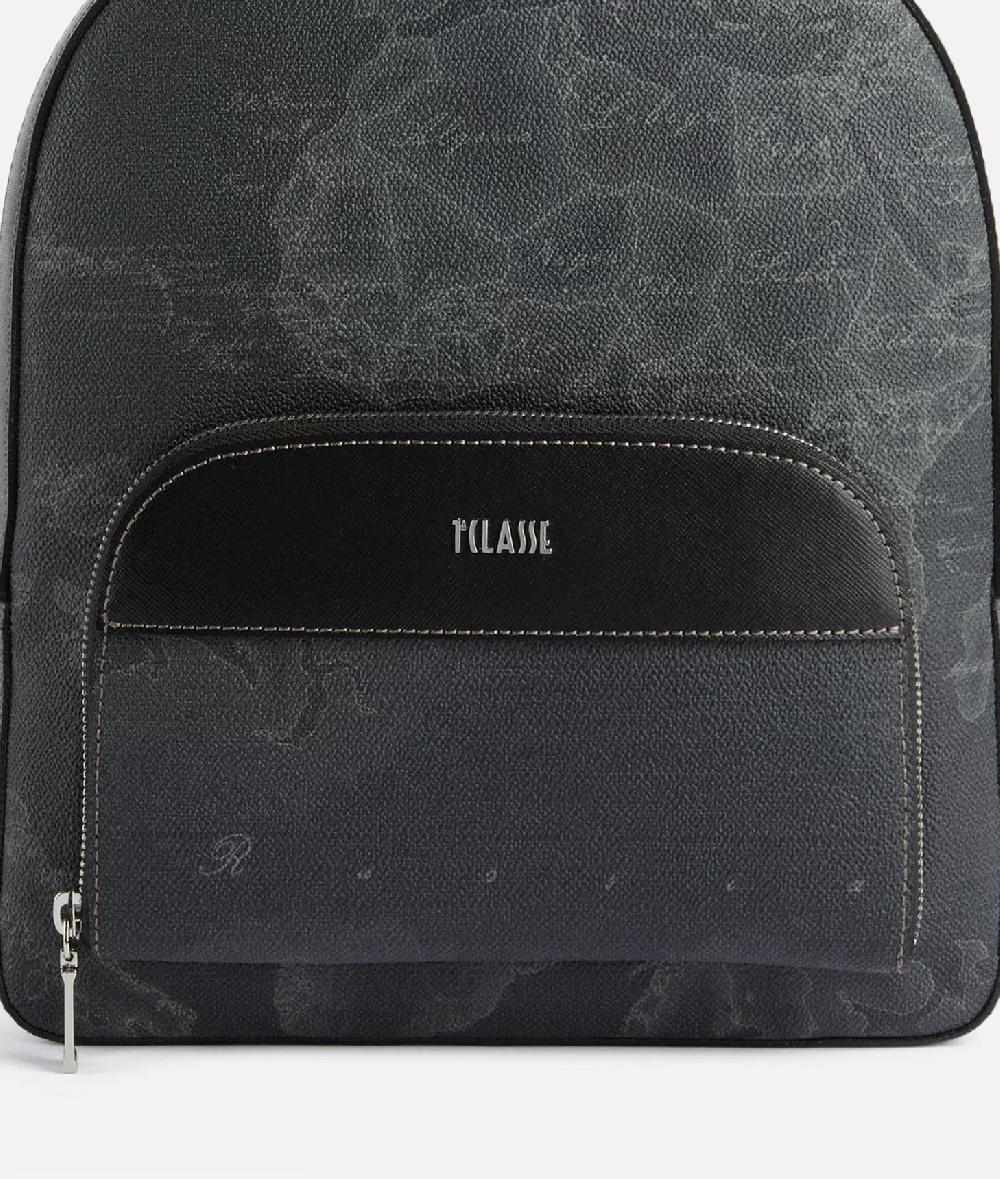 Alviero martini 1a classe Geo Black zaino doppia zip In Saldo