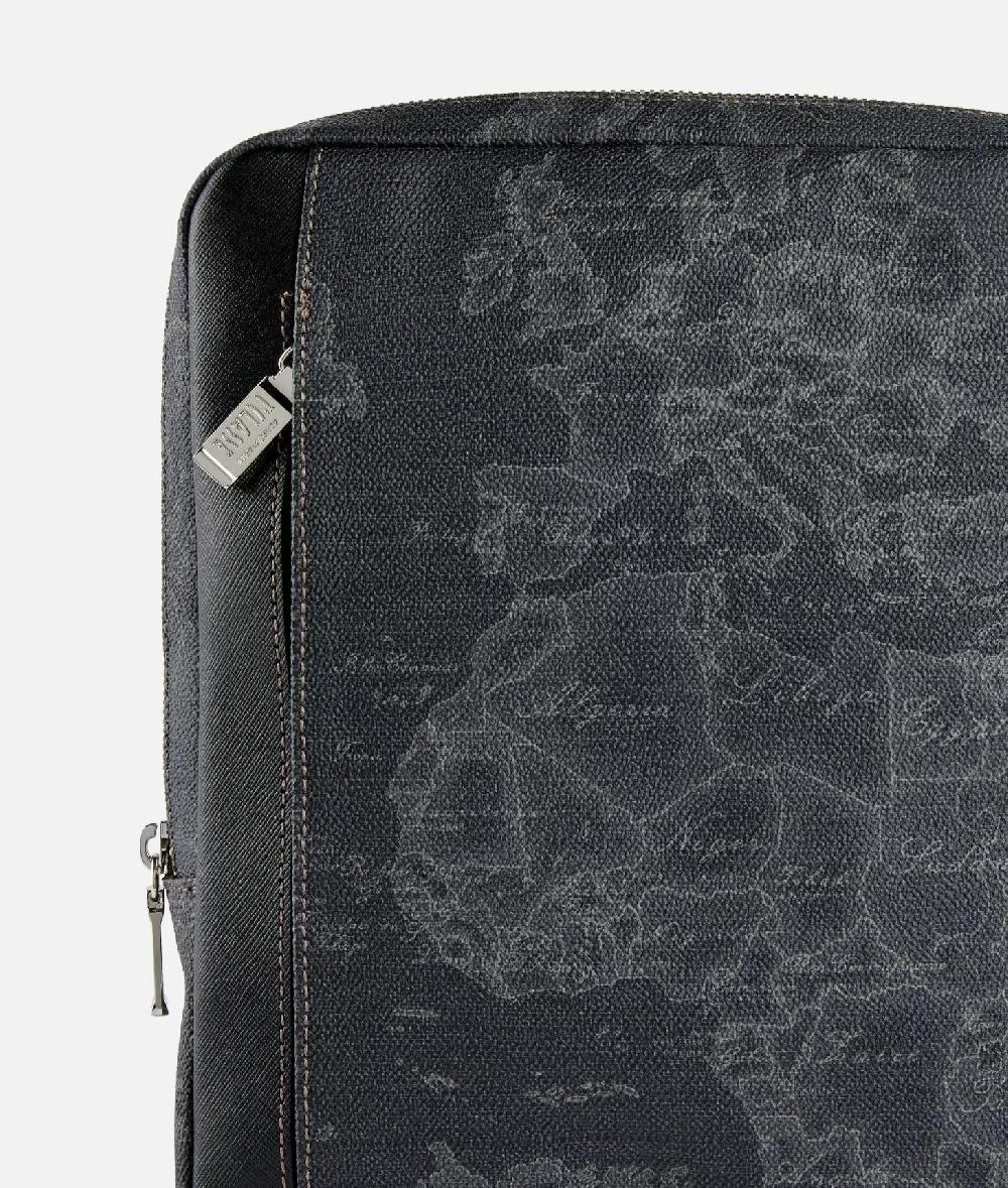 Alviero martini 1a classe Geo Black tracolla con nastro Italy