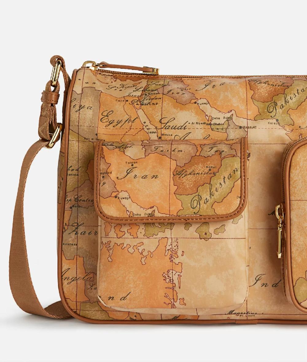 Alviero martini 1a classe Geo Soft borsa a tracolla con tasche Pezzi Unici