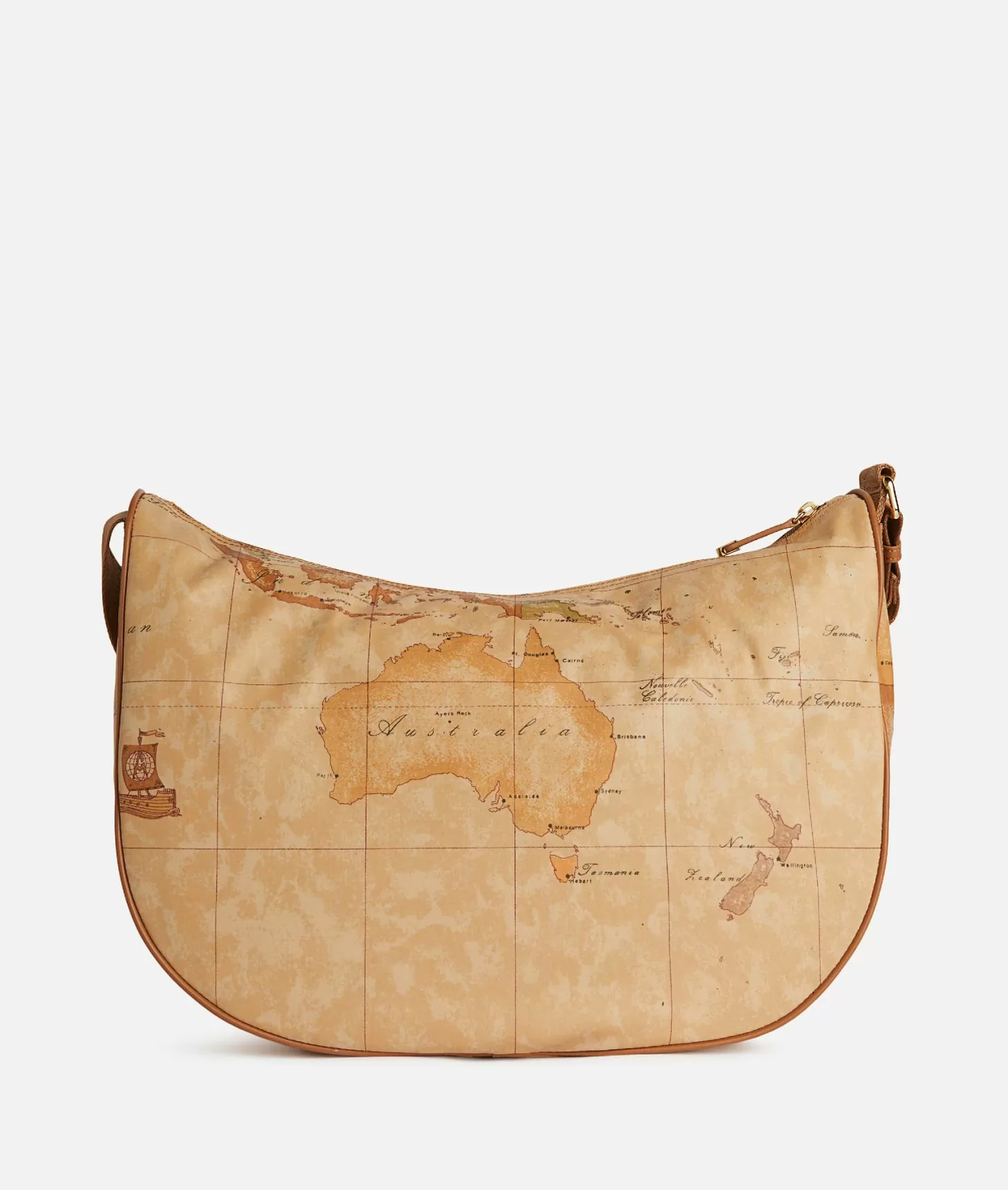 Alviero martini 1a classe Geo Soft tracolla a mezzaluna grande con tasca Acquista Ora