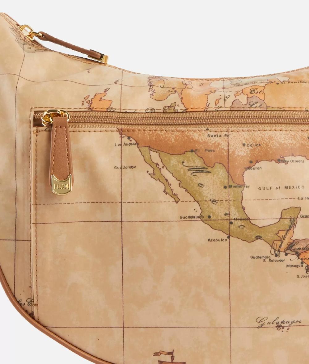 Alviero martini 1a classe Geo Soft tracolla a mezzaluna media con tasca Consegna Veloce