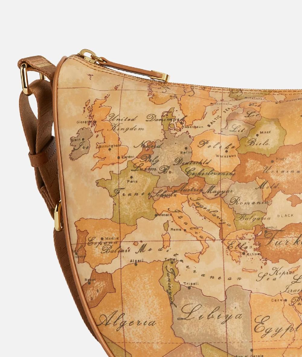 Alviero martini 1a classe Geo Soft tracolla a mezzaluna grande Promozione Limitata