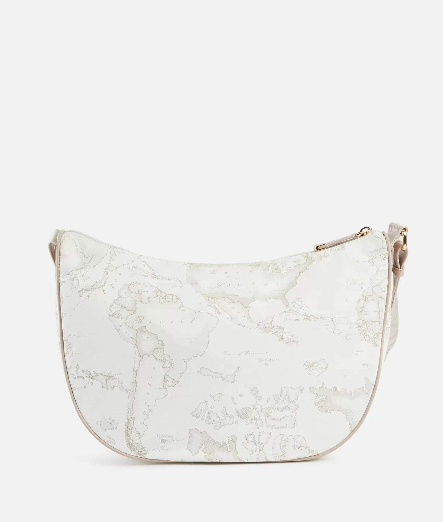Alviero martini 1a classe Geo Soft White tracolla a mezzaluna grande Fino Al -60%