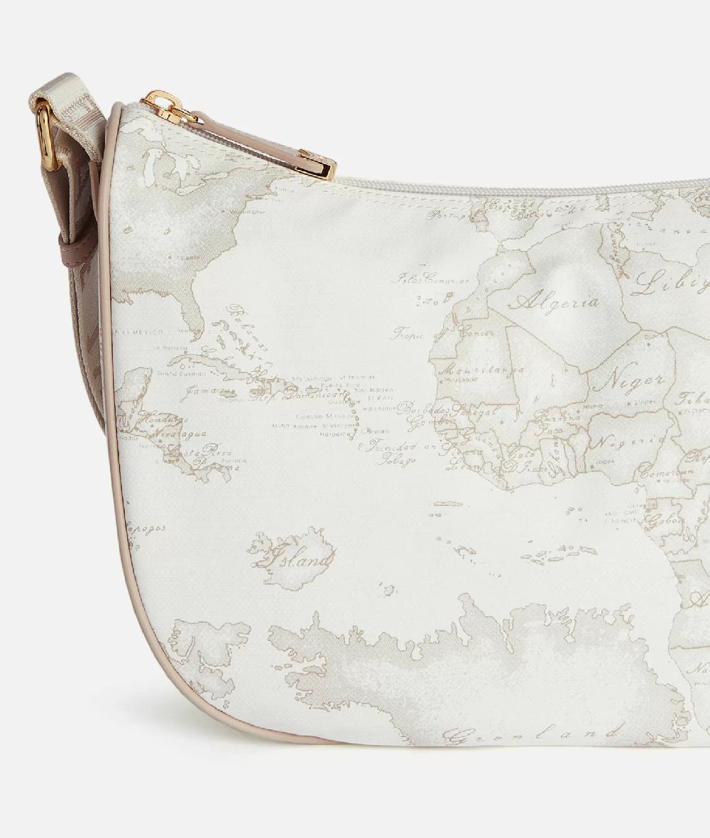 Alviero martini 1a classe Geo Soft White tracolla a mezzaluna media Shopping Online