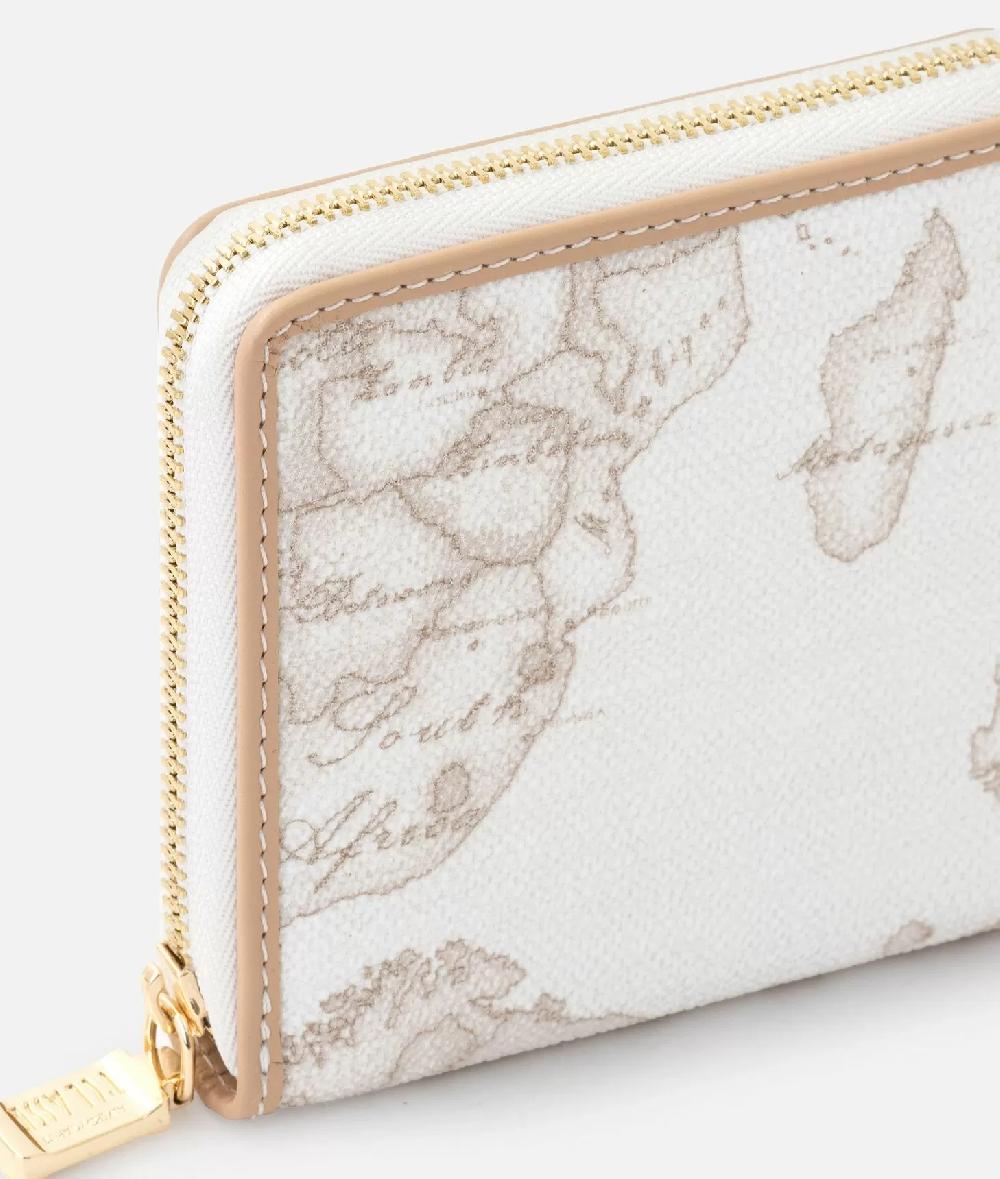 Alviero martini 1a classe Geo White portafoglio ziparound piccolo Prezzo Ridotto