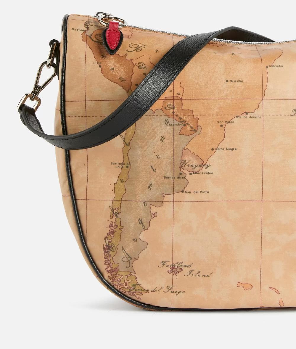 Alviero martini 1a classe Borsa sottospalla Donnavventura in tessuto soft Geo Classic Consegna Veloce