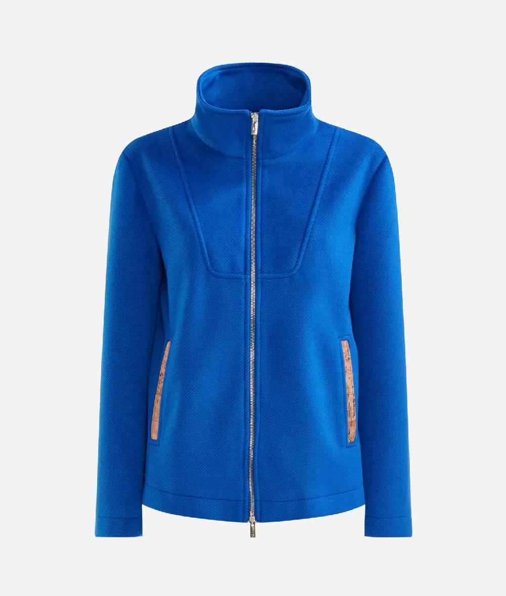 Alviero martini 1a classe Giubbino corto in panno diagonale con zip Denim 2025