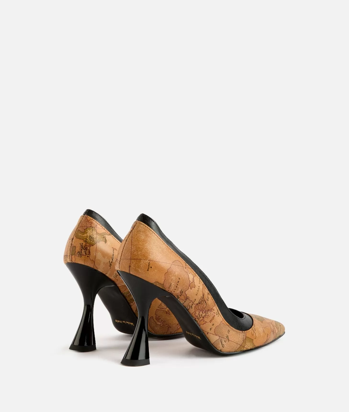 Alviero martini 1a classe Décolleté in nappa con tacco a rocchetto Geo Classic 2025