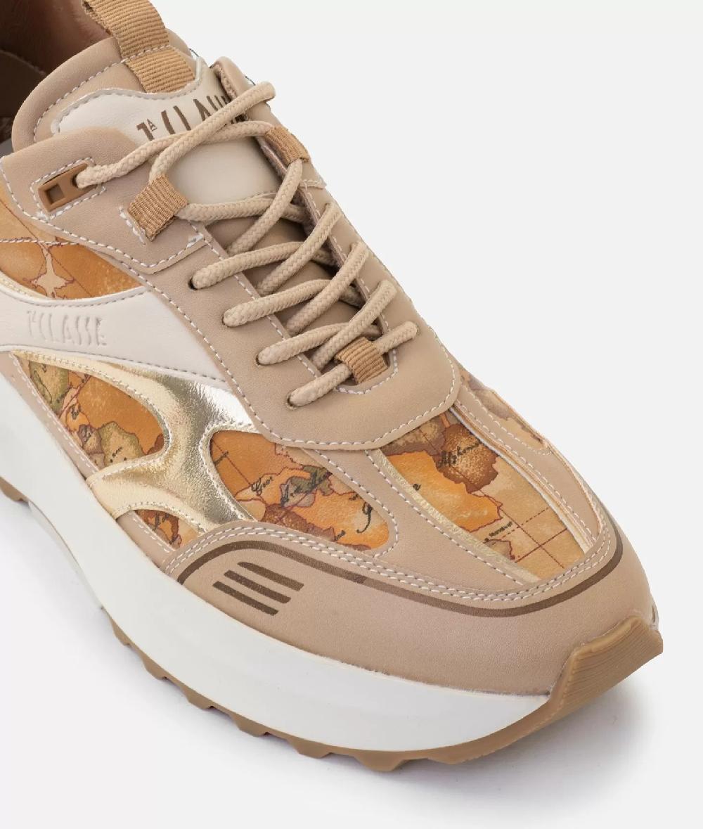 Alviero martini 1a classe Geo Road Buenos Aires sneakers in eco nappa Naturali Sconto