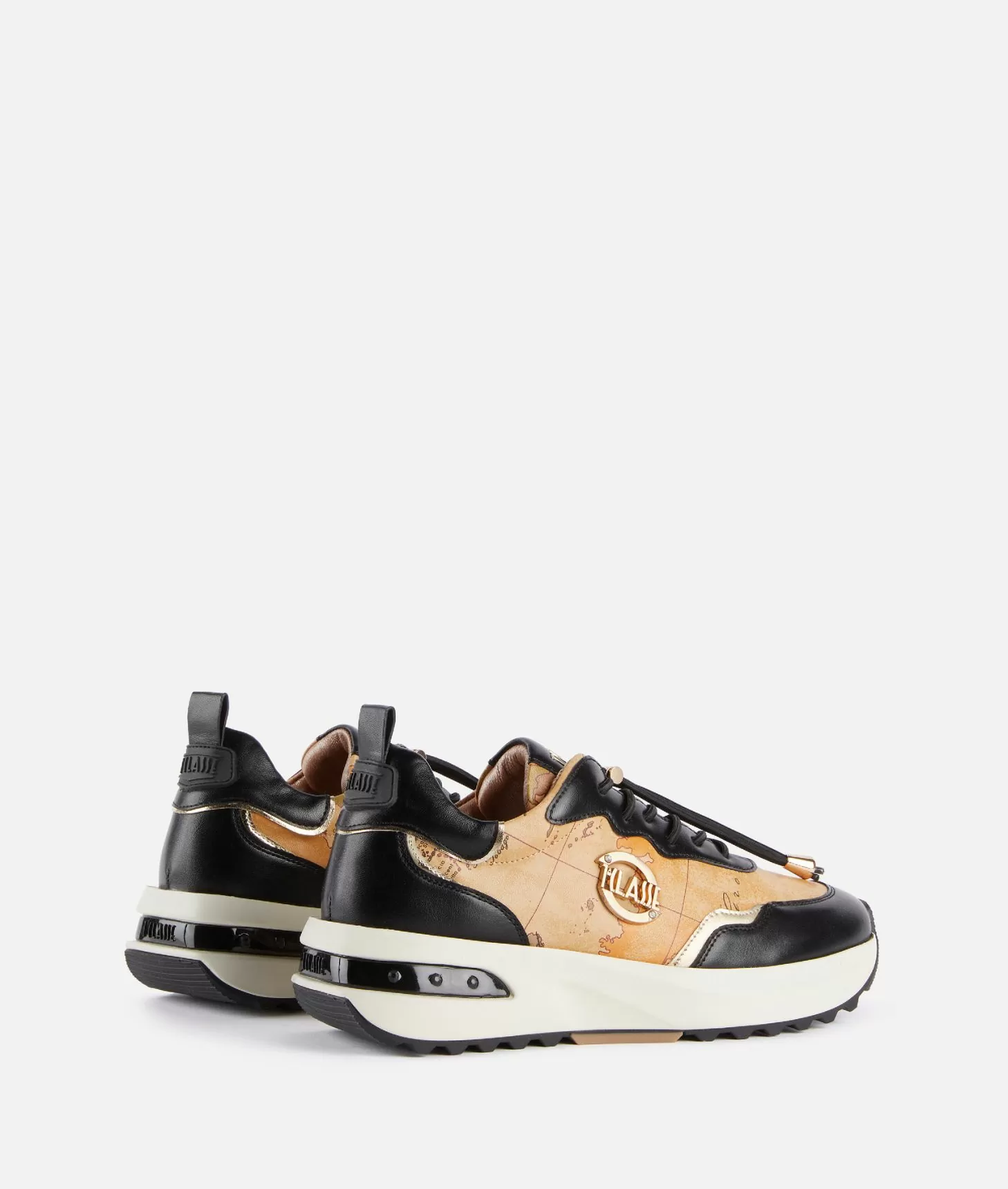 Alviero martini 1a classe Geo Road Marrakech sneakers in eco nappa Nere Economico