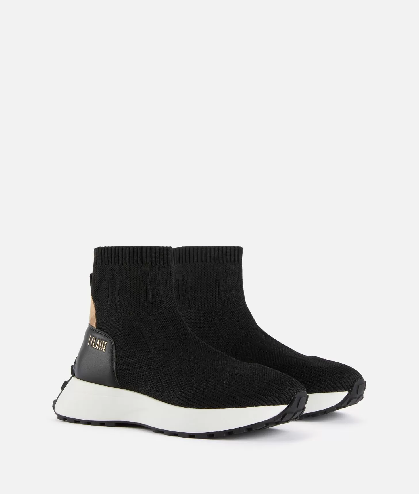 Alviero martini 1a classe Running a calza con motivo Monogram 1C Nere Vendita Calda