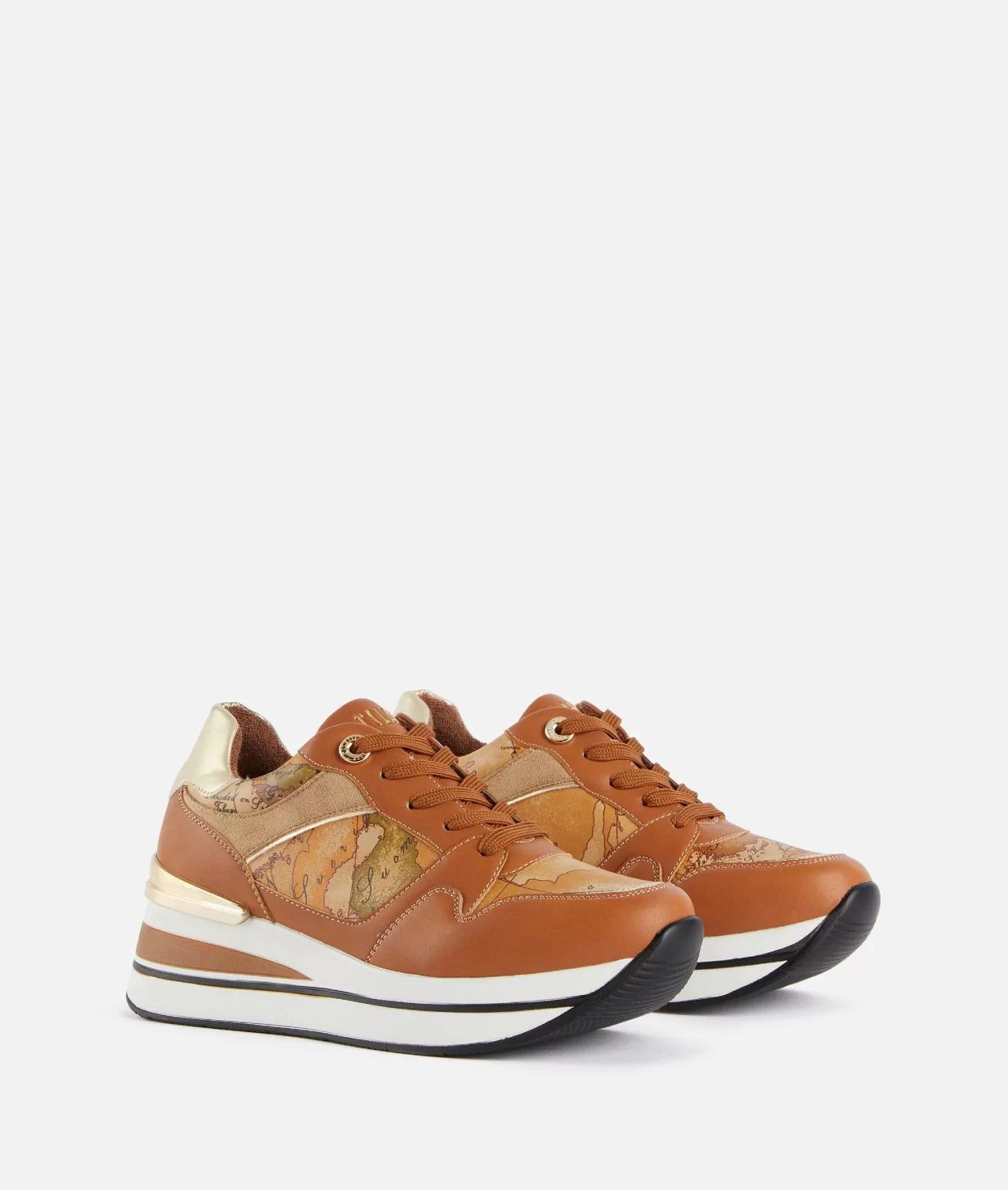 Alviero martini 1a classe Running in eco nappa con mix materico Cuoio Vendita Economica