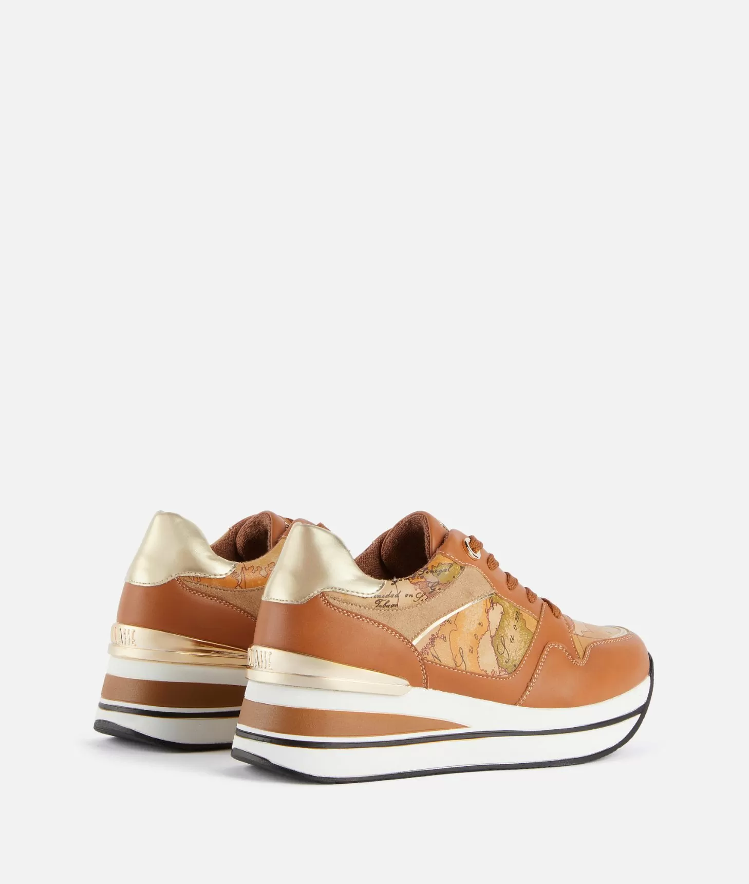 Alviero martini 1a classe Running in eco nappa con mix materico Cuoio Vendita Economica