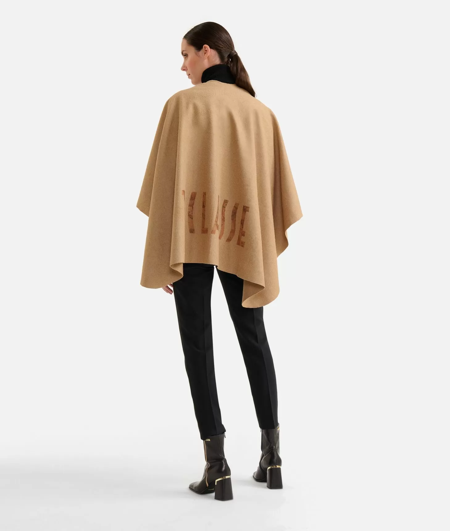 Alviero martini 1a classe Mantella in panno con logo 1ᴬ Classe Biscotto Vendita