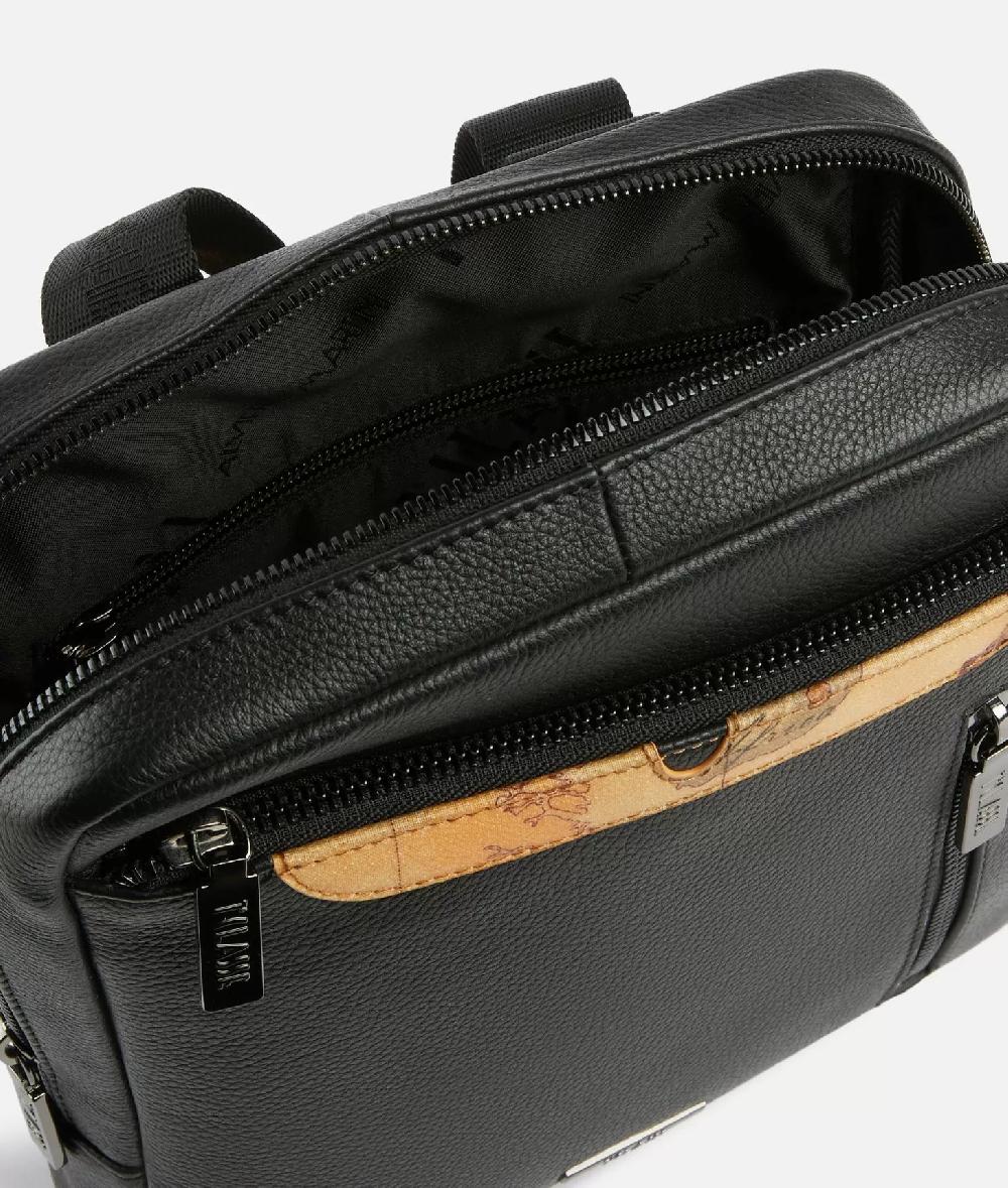 Alviero martini 1a classe Beta Leather bandoliera grande Nera Prezzo Ridotto