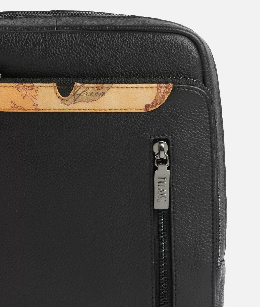 Alviero martini 1a classe Beta Leather bandoliera grande Nera Prezzo Ridotto