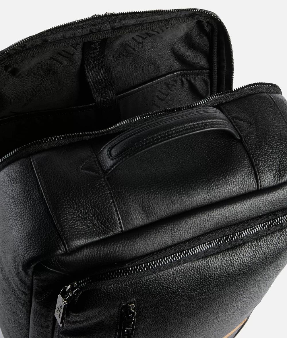 Alviero martini 1a classe Beta Leather zaino da viaggio tripla portabilità Nero Novità
