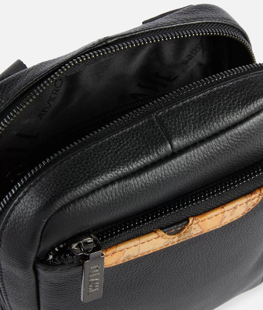 Alviero martini 1a classe Beta Leather bandoliera piccola Nera Economico