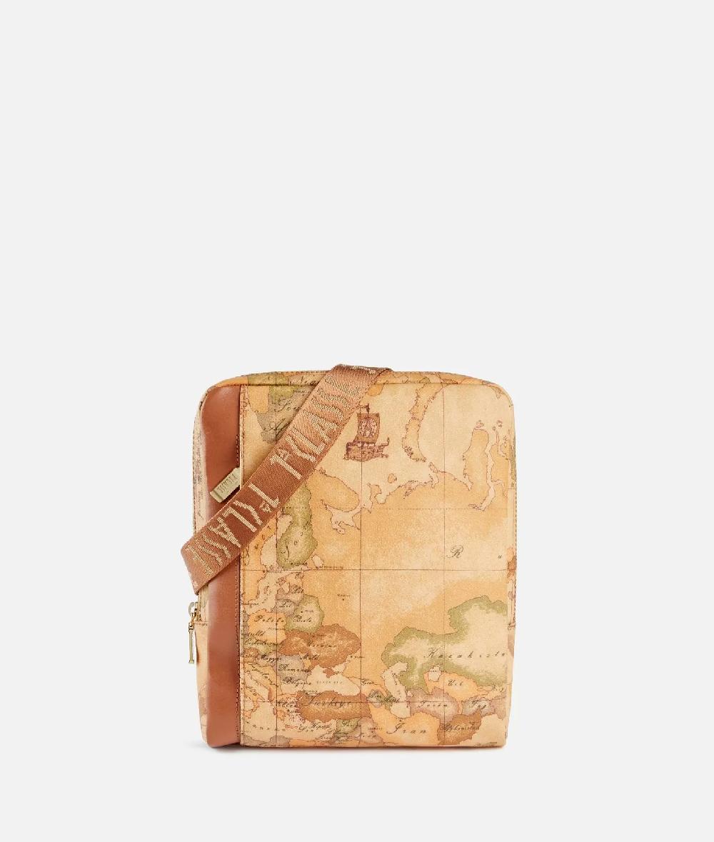 Alviero martini 1a classe Geo Classic tracolla con nastro In Vendita