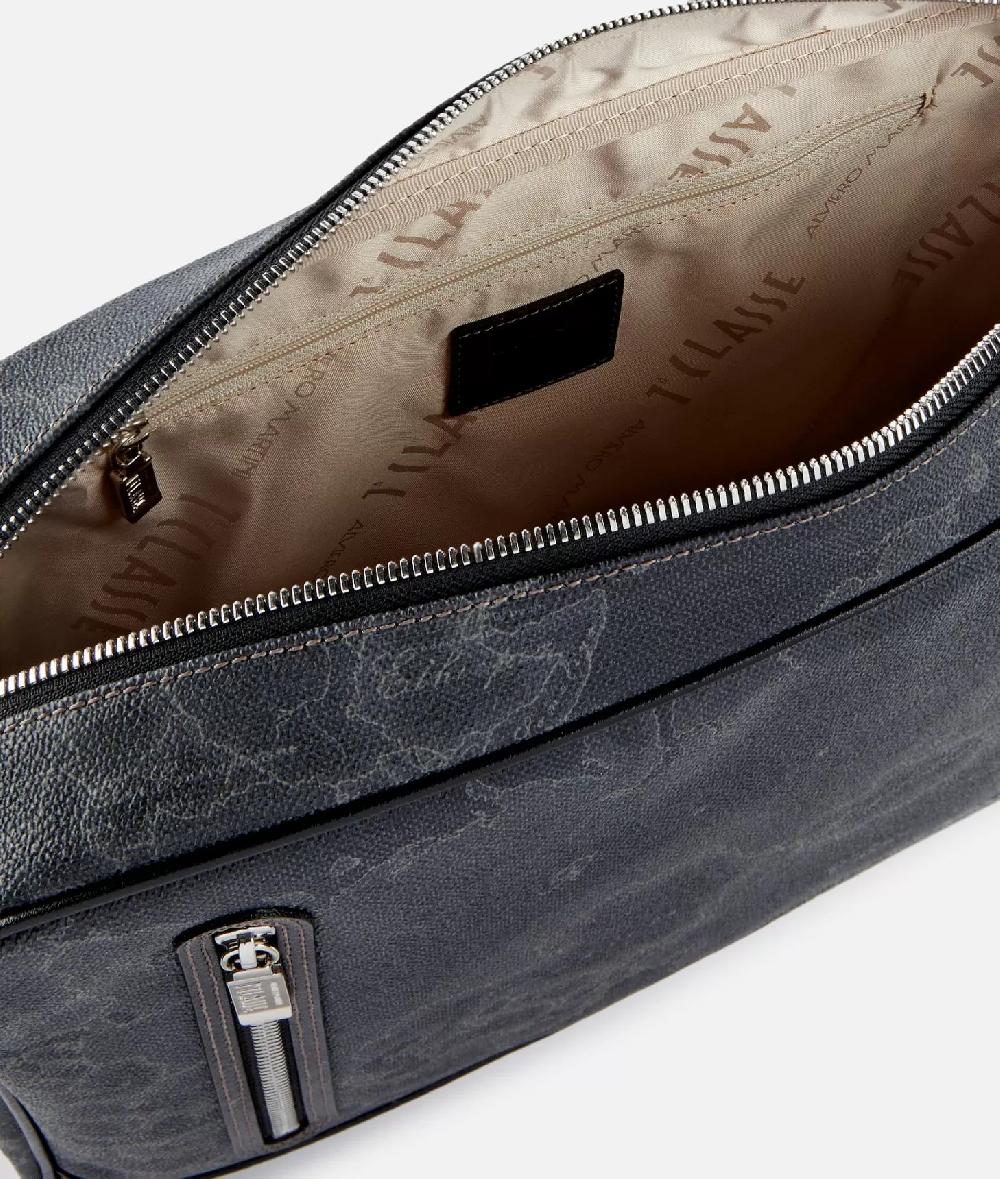 Alviero martini 1a classe Geo Black borsa messenger Saldi Di Fabbrica