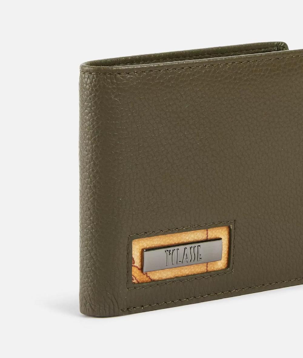 Alviero martini 1a classe Beta Leather portafoglio piccolo Verde Militare Qualità Garantita